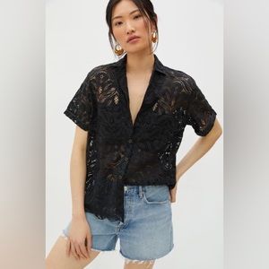 New w/ Tags Maeve Lace Surf Shirt
